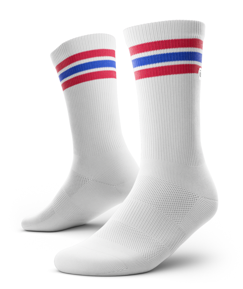 Retro Classic Athletic Crew Socks