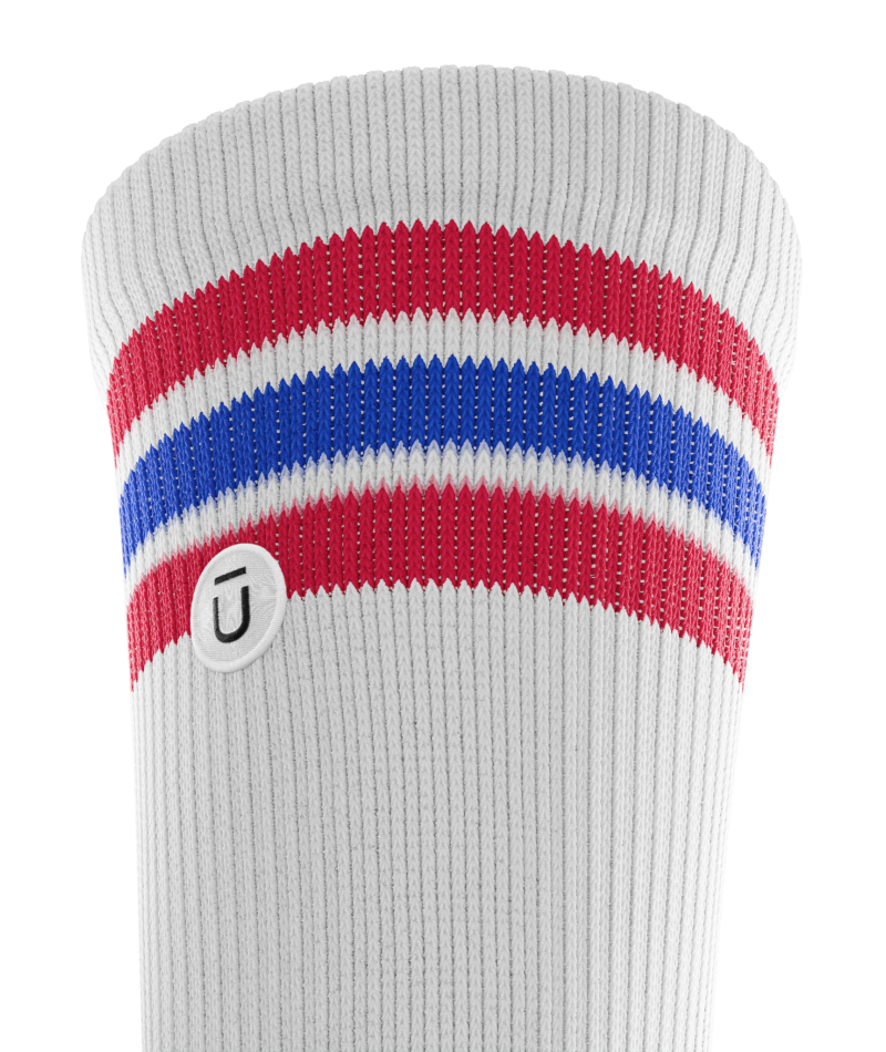 Chaussettes d'équipage athlétiques rétro classiques