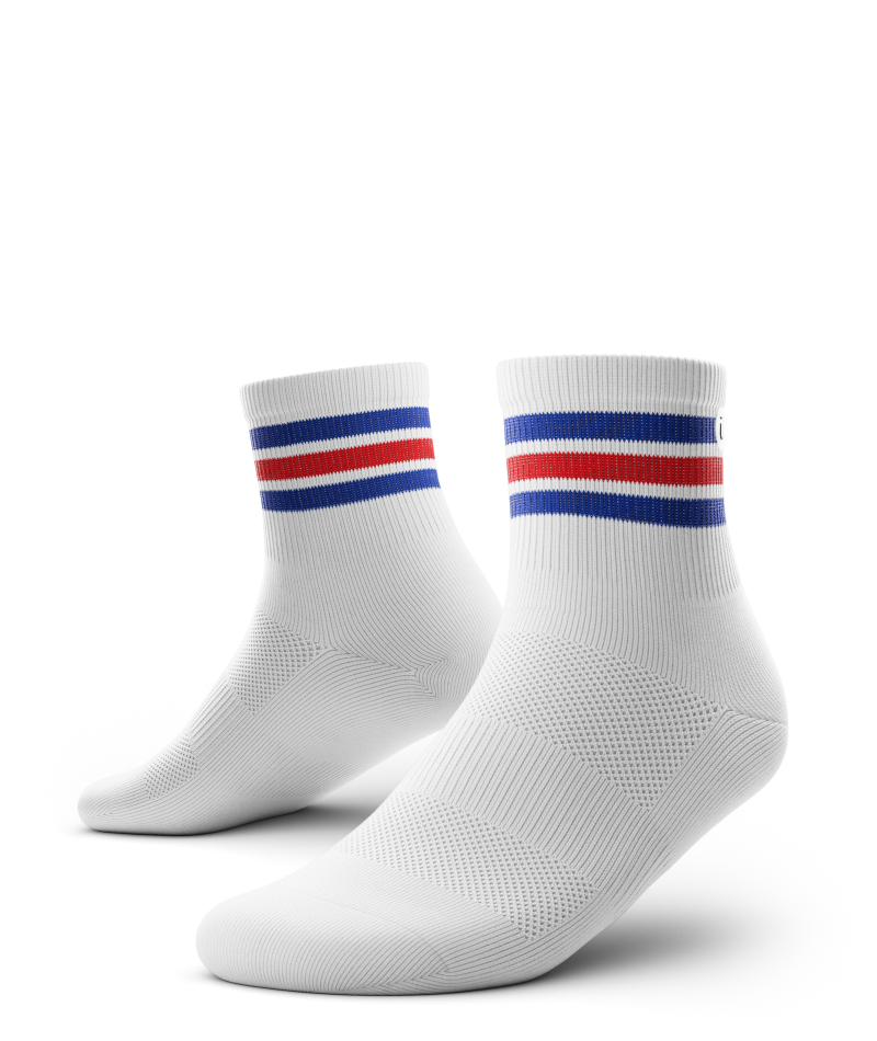 Retro Classic Athletic Quarter Socks