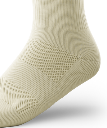 Retro Off White Padded Crew | Outway Performance Socks – OUTWAY