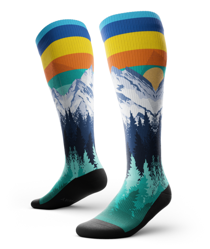 Ridge Rover Athletic Knee High Compression Socks