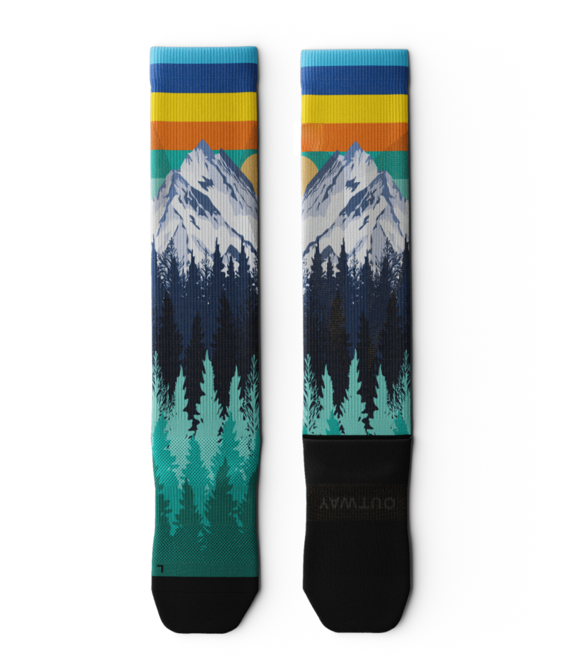 Ridge Rover Athletic Knee High Compression Socks