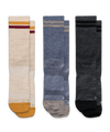 Roam Merino Wool Lite Crew Socks 3-Pack
