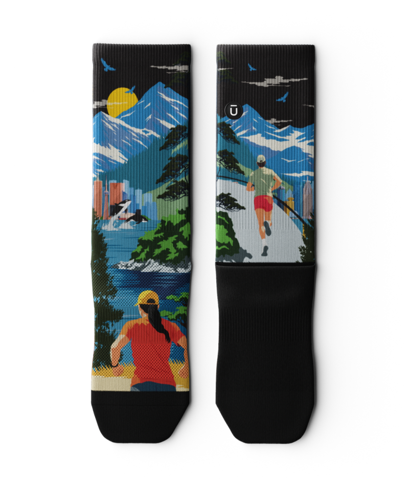 Run Wild Athletic Crew Socks
