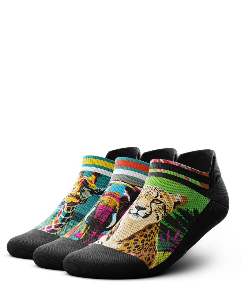 Safari Ankle Sock 3-Pack