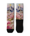 Sakura Athletic Crew Socks