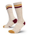 Sand Merino Wool Midweight Crew Socks