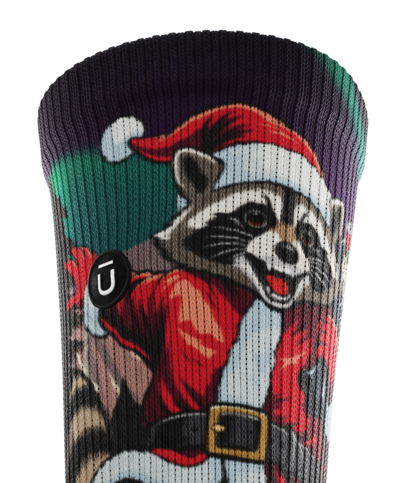 Santa's Little Bandit Athletic Crew Socks