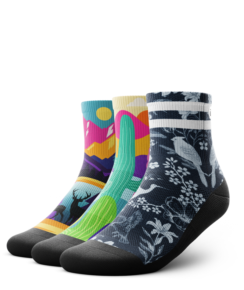 Serene Athletic Quarter Socks 3-Pack