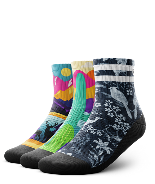 Serene Athletic Quarter Socks 3-Pack