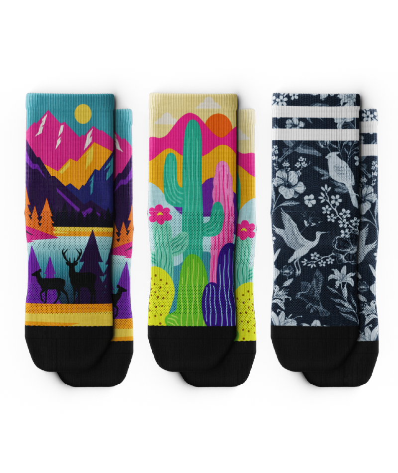 Serene Athletic Quarter Socks 3-Pack