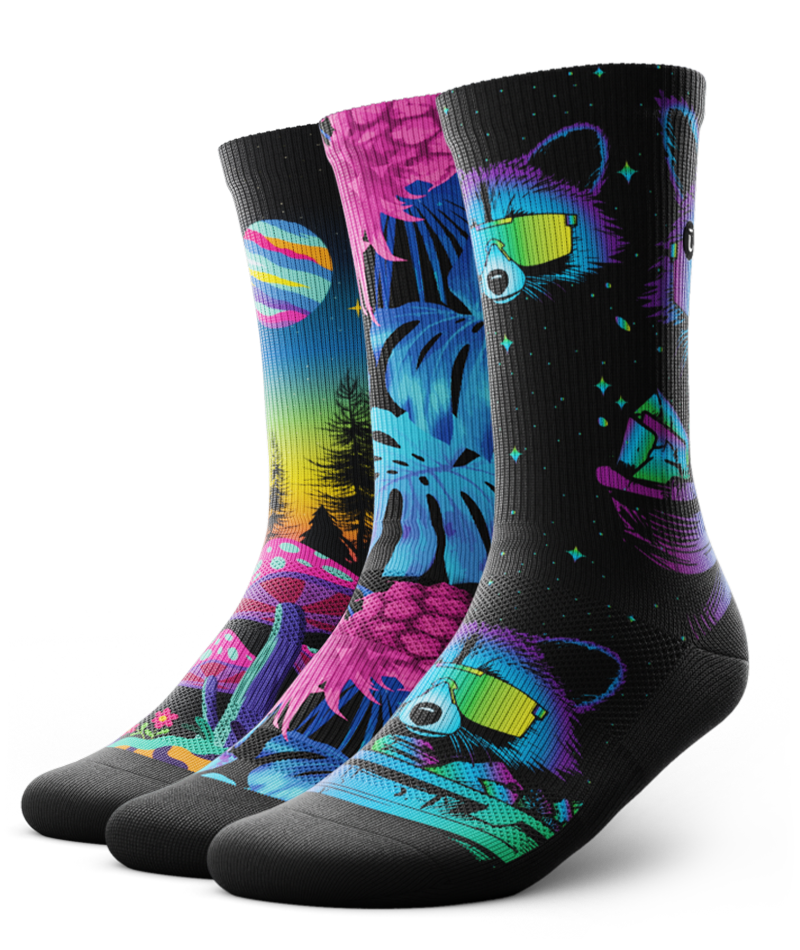 Shenanigans Athletic Crew Socks 3-Pack