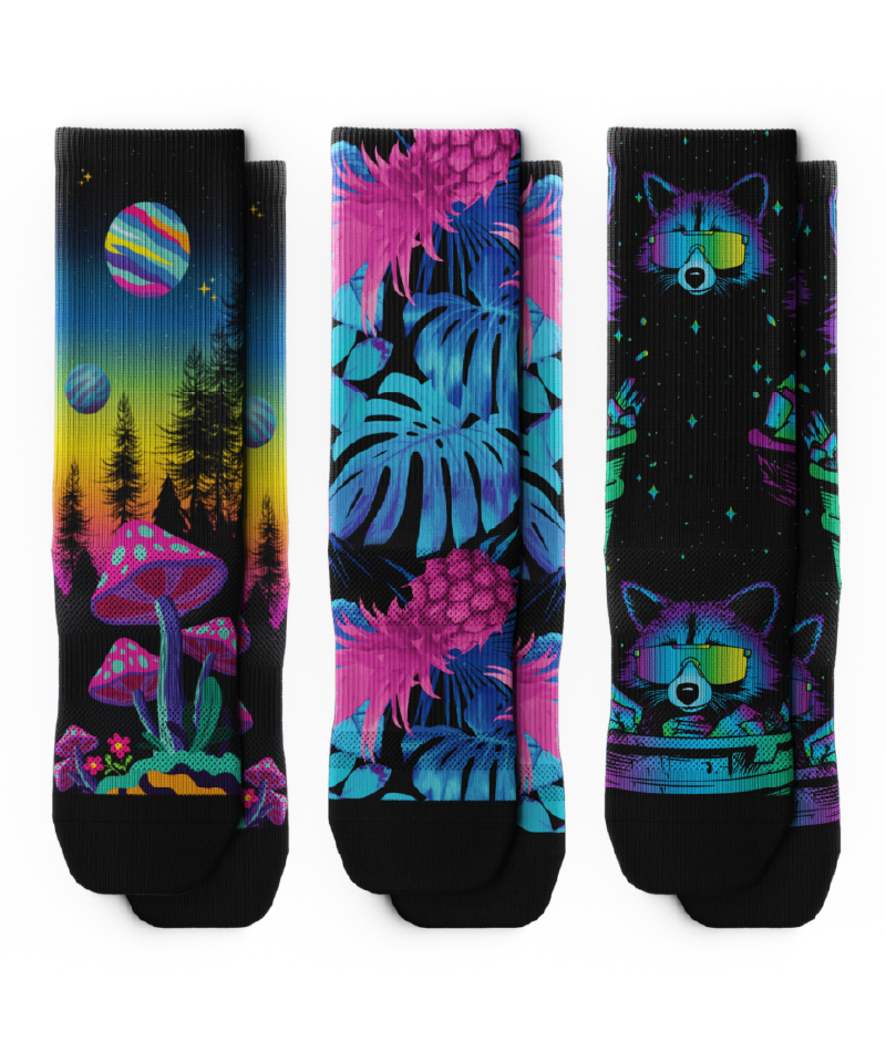 Shenanigans Athletic Crew Socks 3-Pack