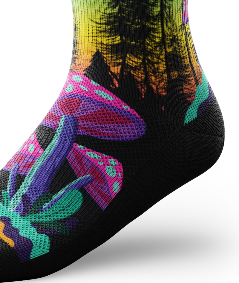Chaussettes de sport athlétiques Shiitake Shenanigans