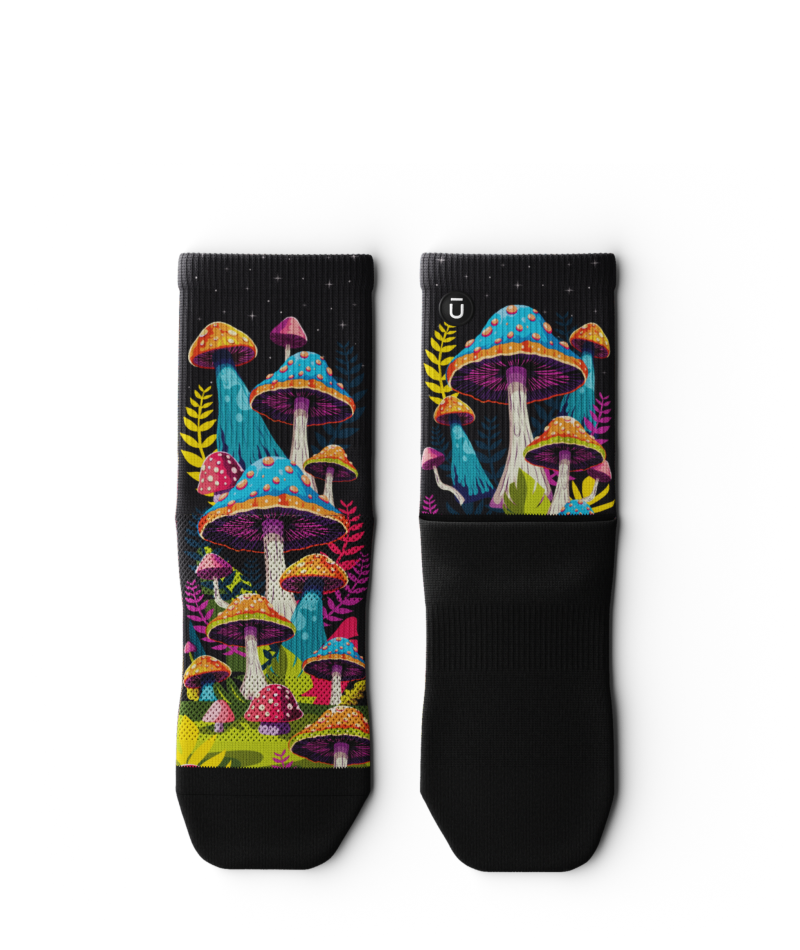 Shroomscape Quarter Socks