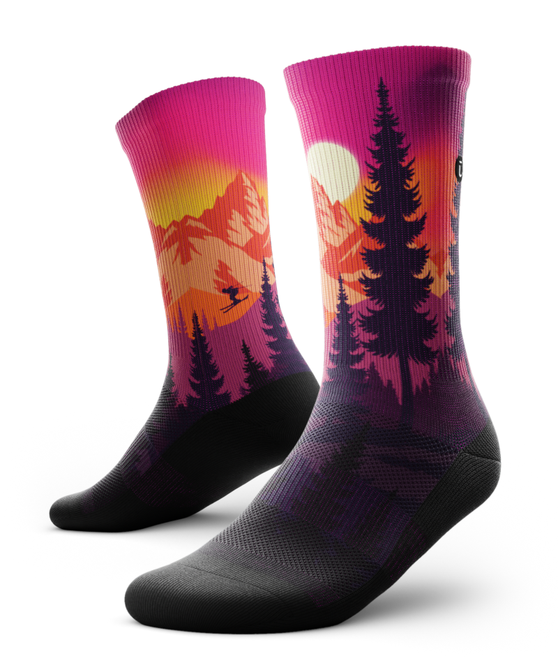 Ski's The Limit Athletic Crew Socks