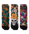 Skull Spectrum Athletic Crew Socks 3-Pack