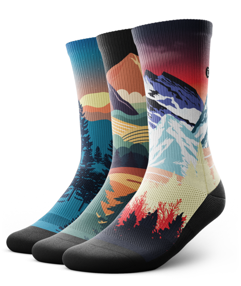 Skyward Bound Crew Socks 3-Pack