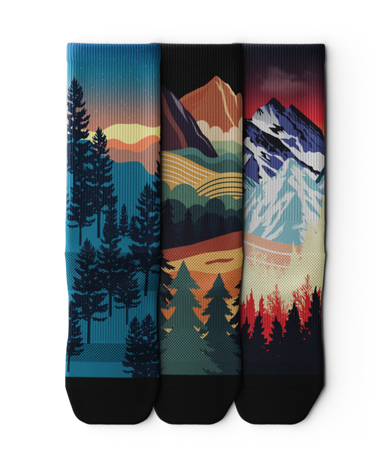 Skyward Bound Crew Socks 3-Pack