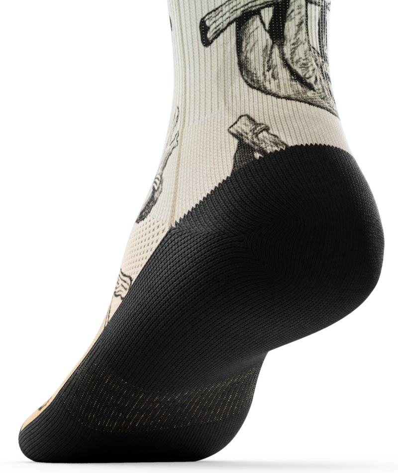 Slothed Athletic Crew Socks