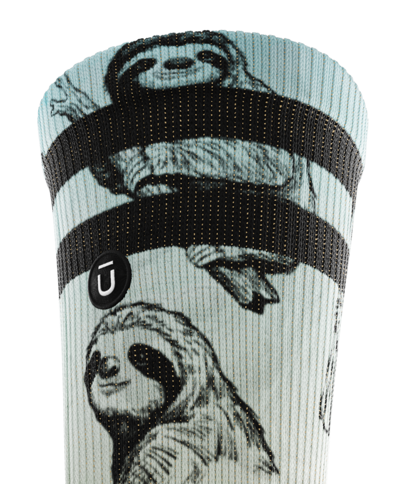 Slothed Athletic Crew Socks