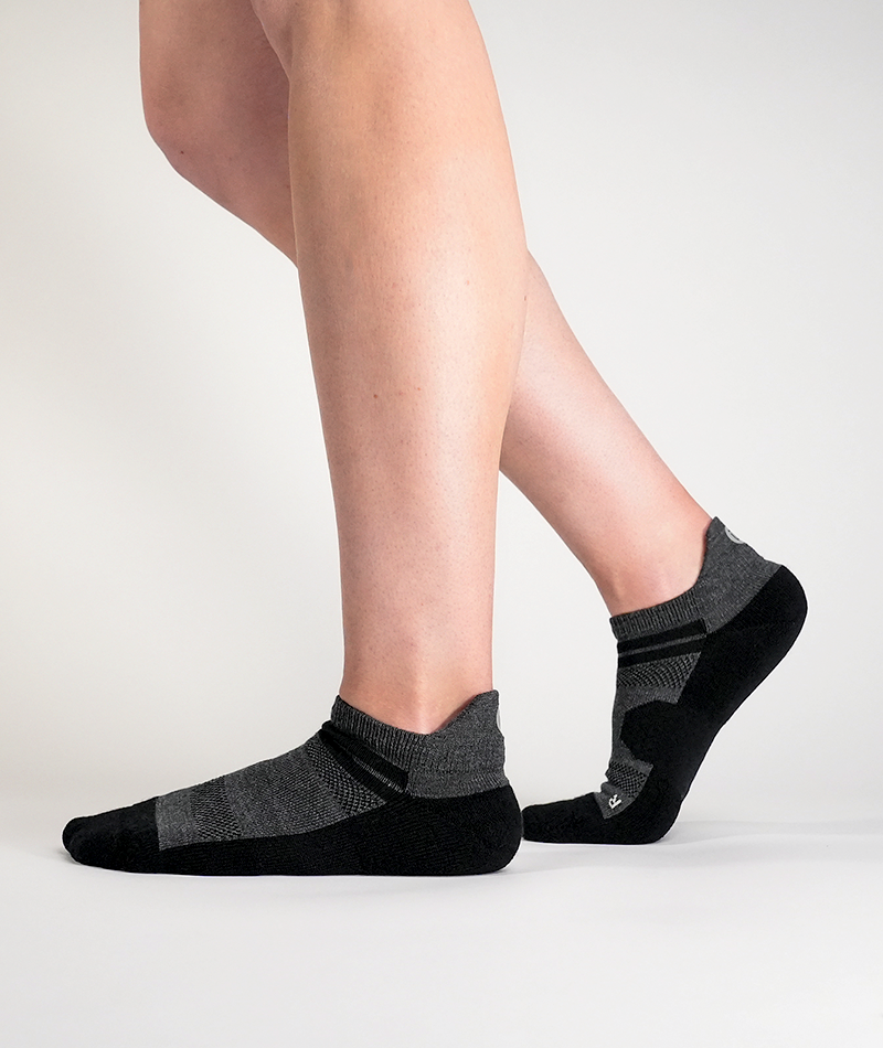 Merino Ankle Socks Smoke