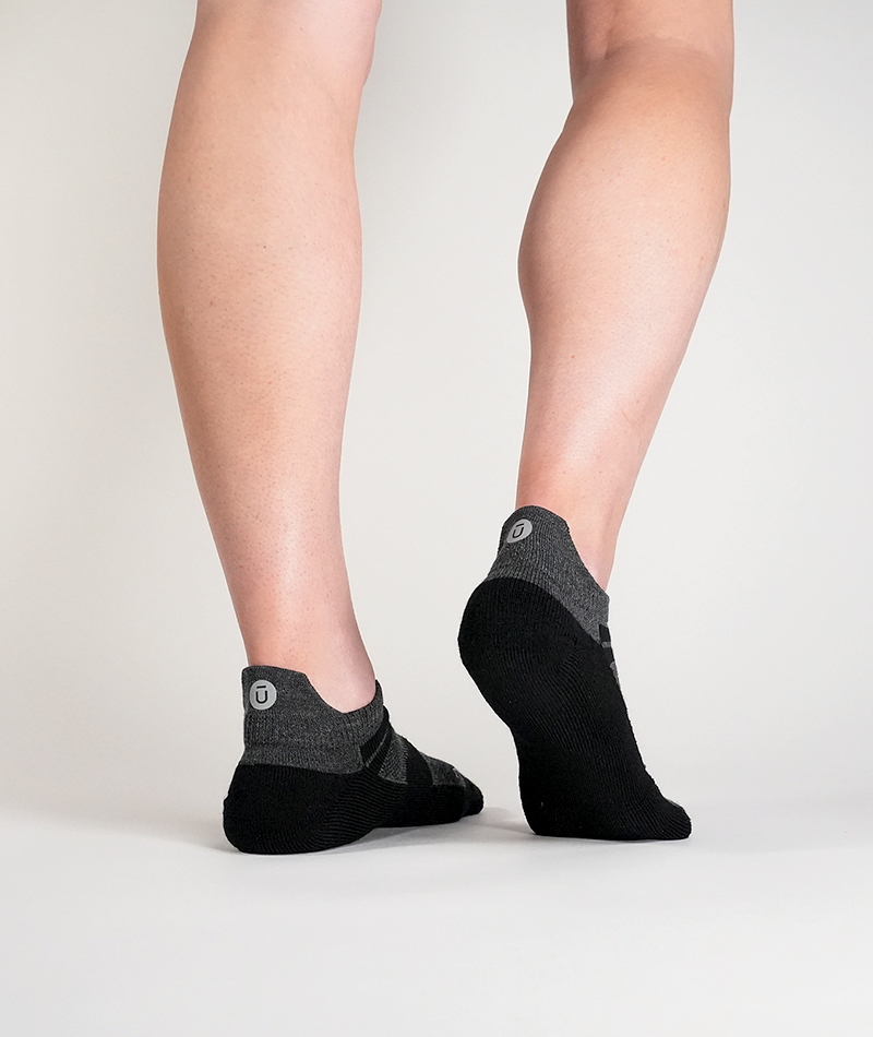 Merino Ankle Socks Smoke