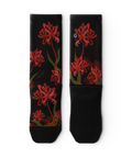 Spider Lily Athletic Crew Socks