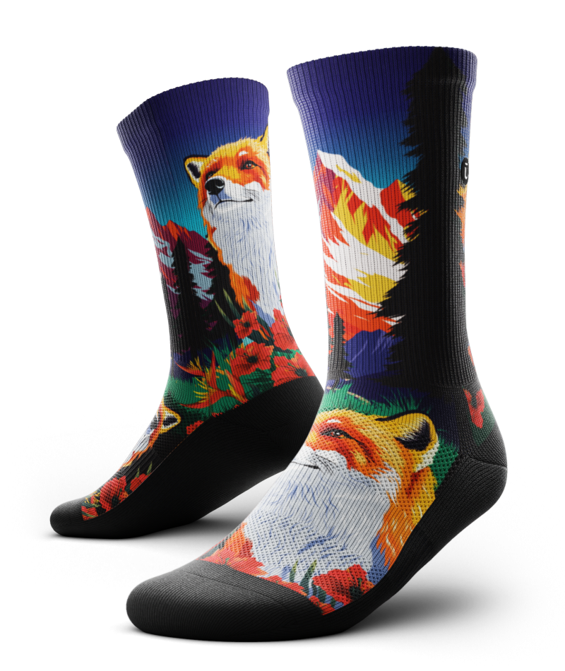 Spirit Fox Athletic Crew Socks