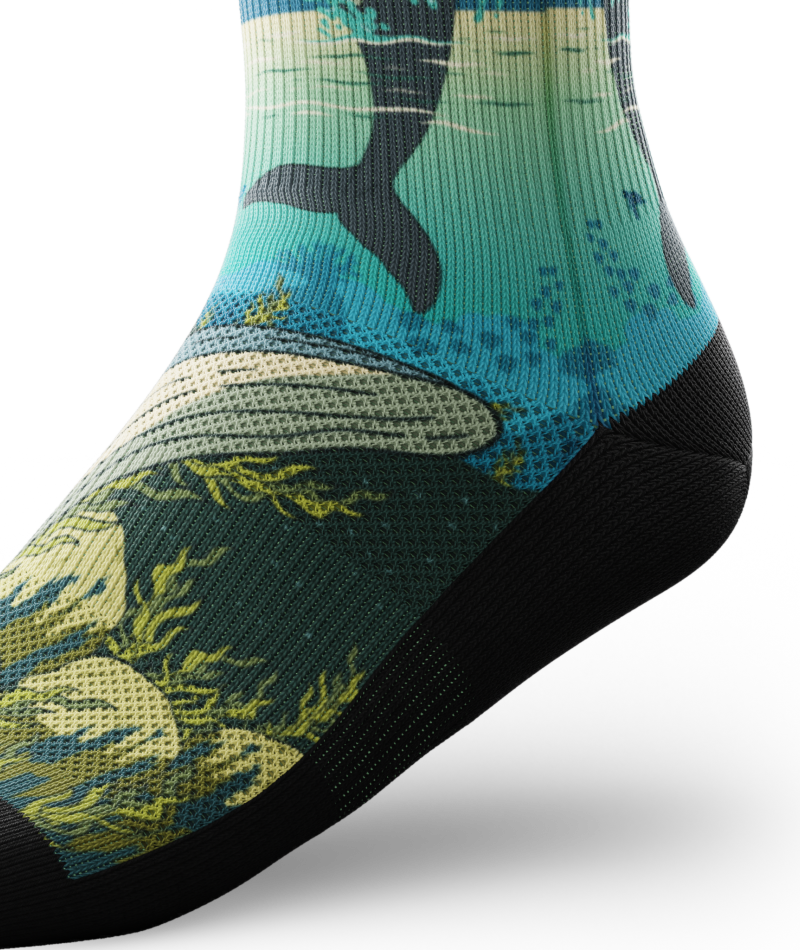 Splashtacular Athletic Crew Socks