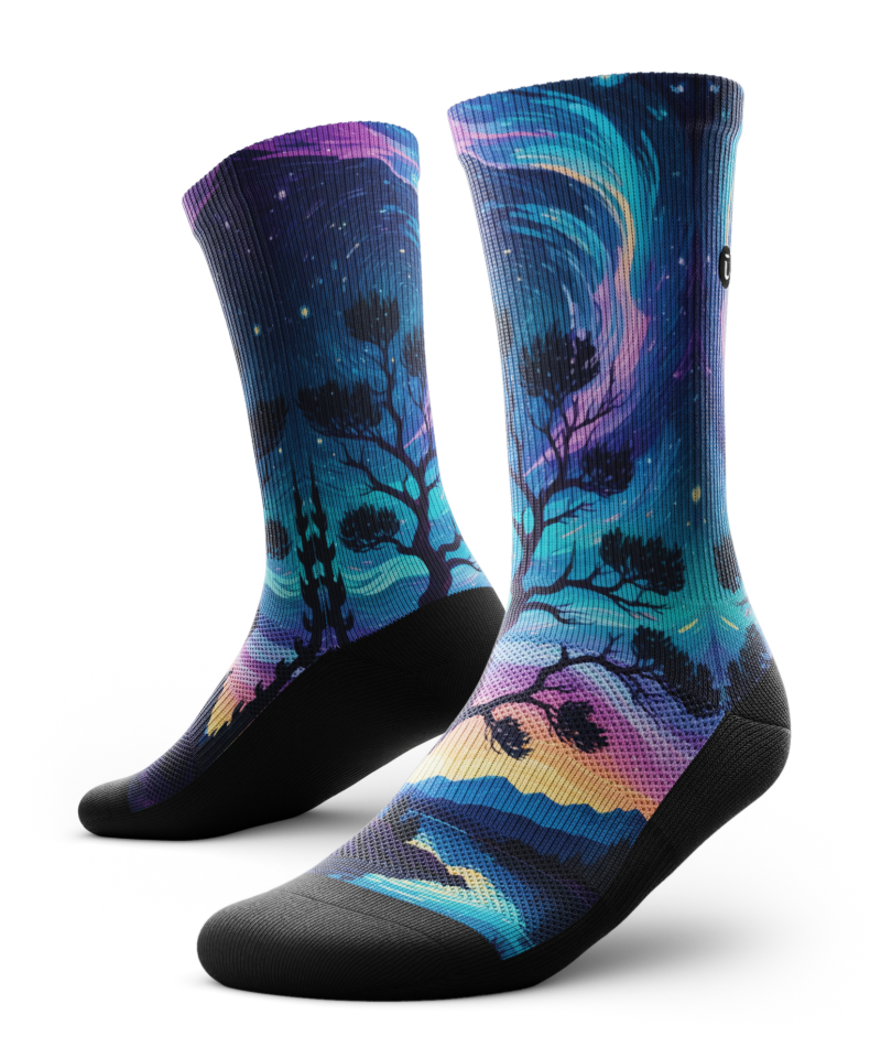 Star Gazer Athletic Crew Socks