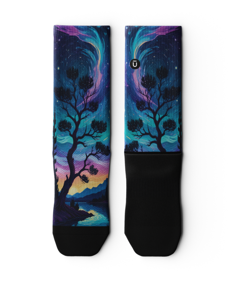 Star Gazer Athletic Crew Socks