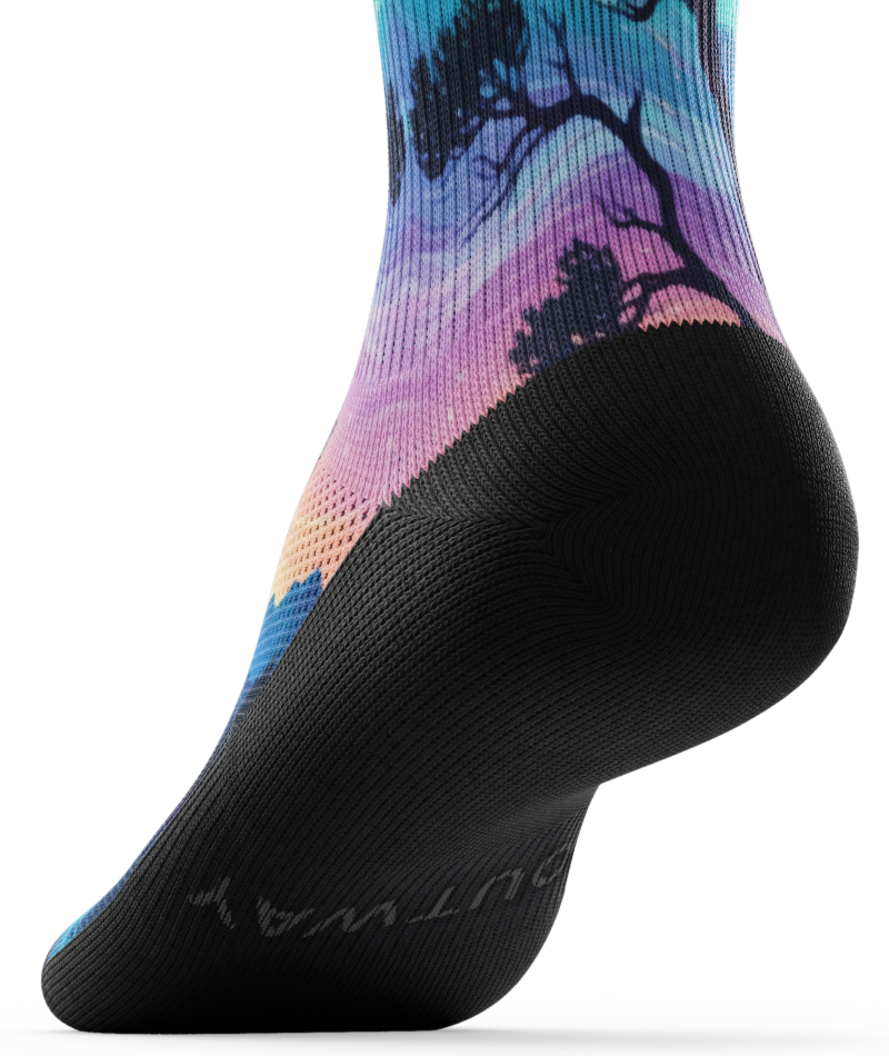 Star Gazer Athletic Knee High Compression Socks