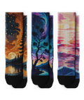 Starlight Nights Athletic Crew Socks 3-Pack