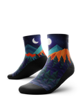 Starry Night Athletic Quarter Socks