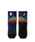 Starry Night Athletic Quarter Socks