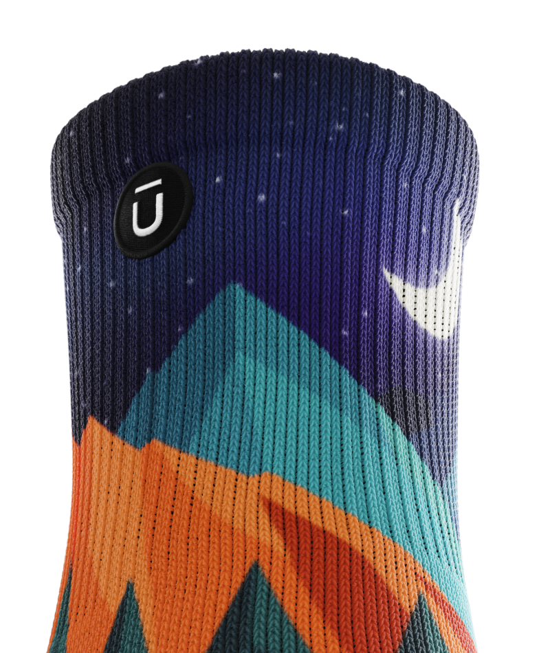 Starry Night Athletic Quarter Socks