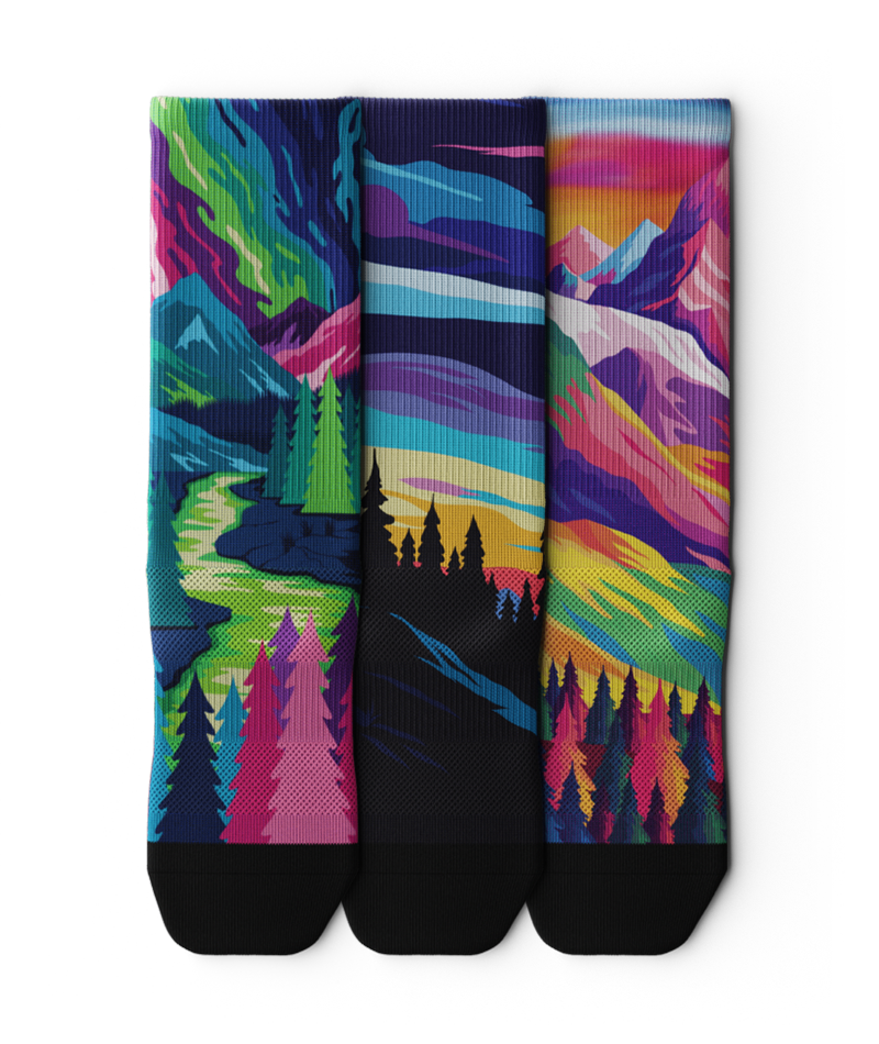 Stellar Realm Crew Socks 3-Pack