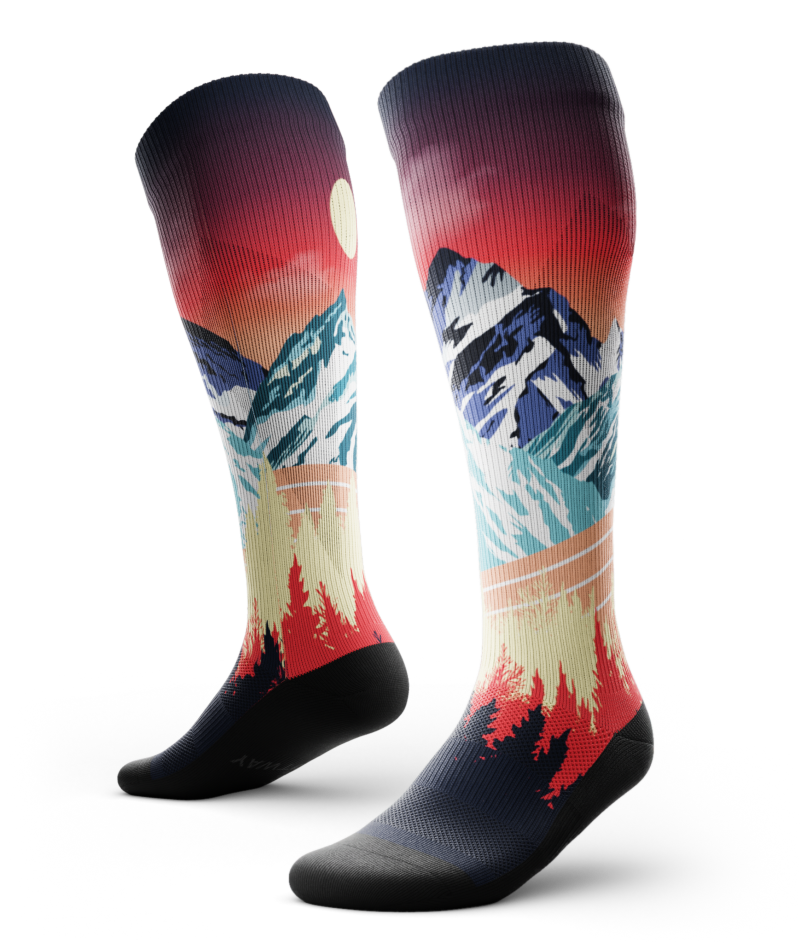 Stride Athletic Knee High Compression Socks
