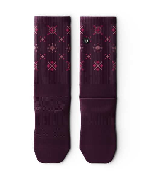 Sugar Plum Athletic Crew Socks