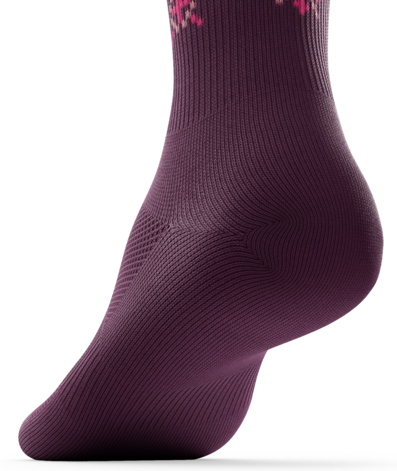 Sugar Plum Athletic Crew Socks