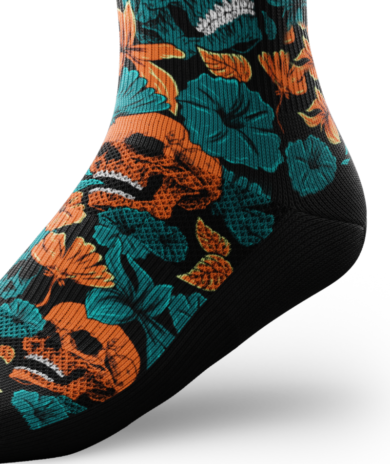 Summer Skeletor Athletic Crew Socks