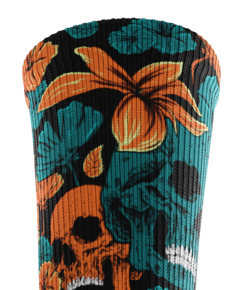 Summer Skeletor Athletic Crew Socks
