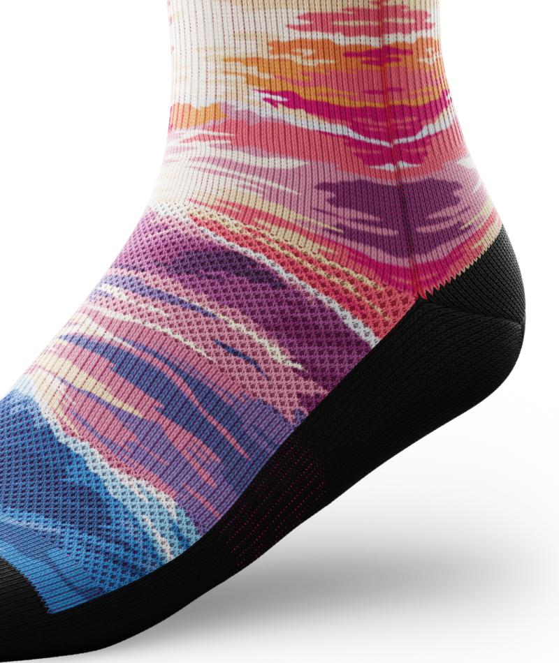 Chaussettes de sport ras du cou Sunkissed Waves