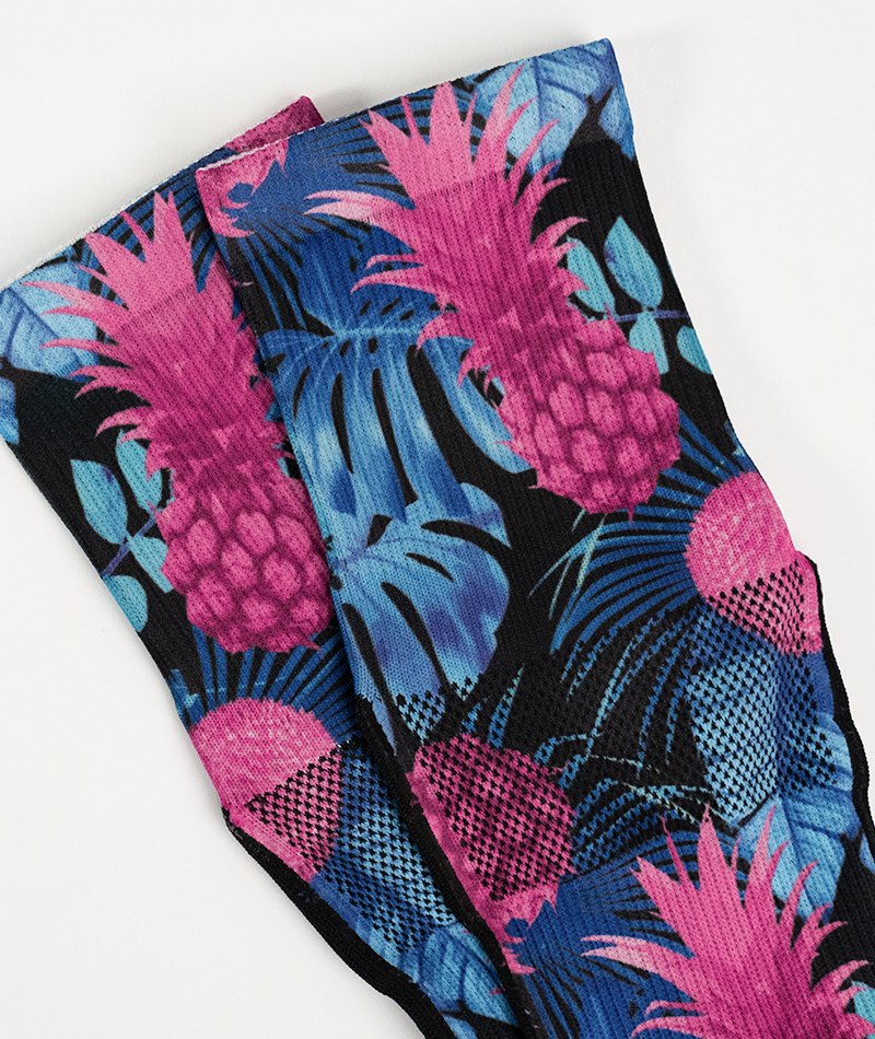 Tropic Like It's Hot Athletic Quarter Socks