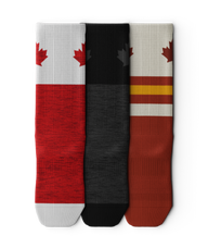 The Great Canucks Athletic Performance Crew Socks 3-Pack
