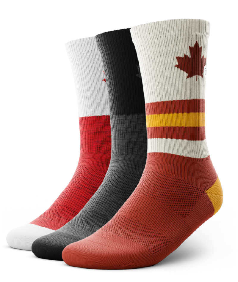 The Great Canucks Athletic Crew Socks 3-Pack