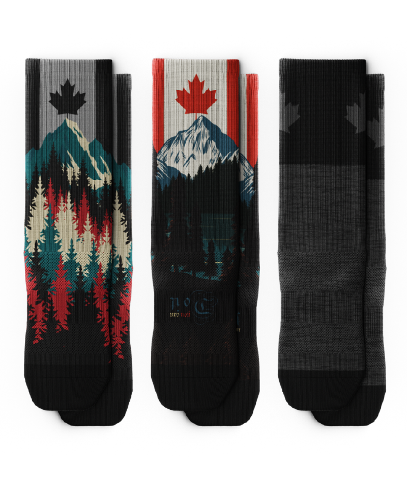 The Maple Peak Athletic Crew Socks 3-Pack