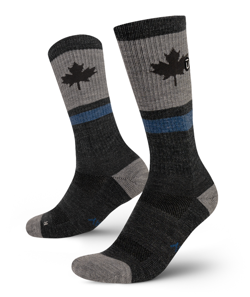 The North Merino Wool Midweight Crew Socks