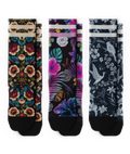 Timeless Petal Athletic Crew Socks 3-Pack